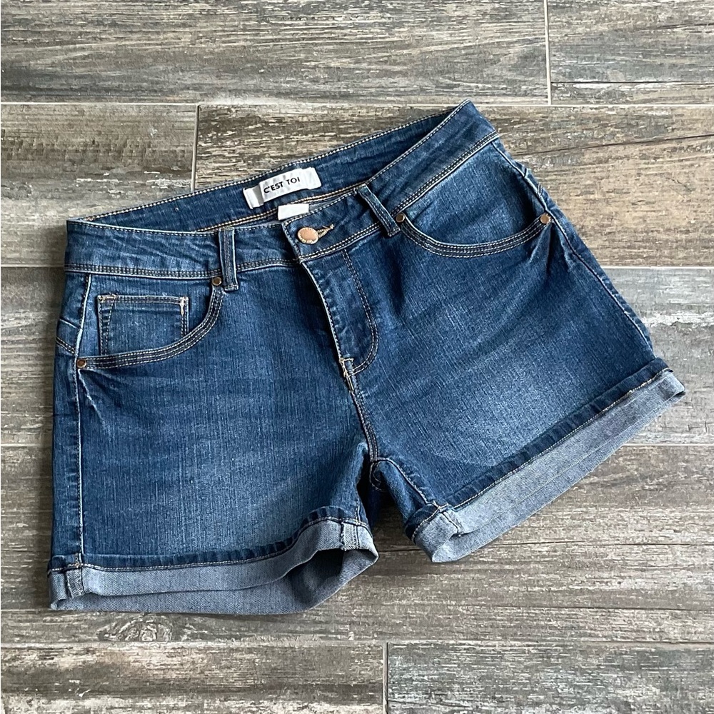 Women's Blue Denim Shorts
